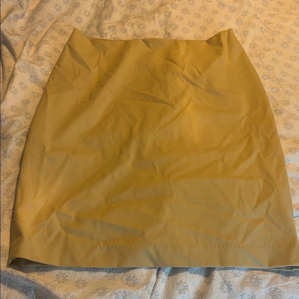 Elegant Mustard Yellow Women's Skirt